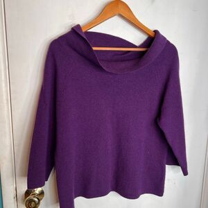 Alfani cashmere off the shoulders 3/4 sleeves
